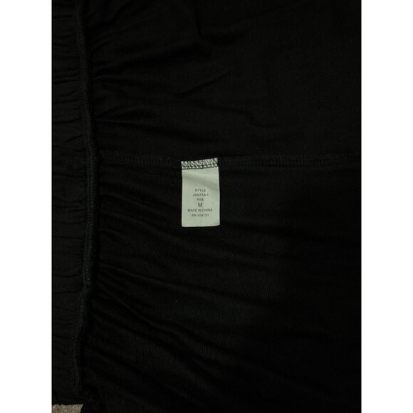 NWT Antistar Womens Romper Size M Black Sleeveless Elastic Waist Tie Detail - Picture 4 of 6